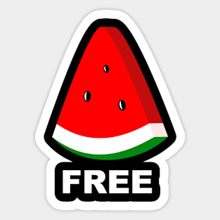 Free Palestine Sticker